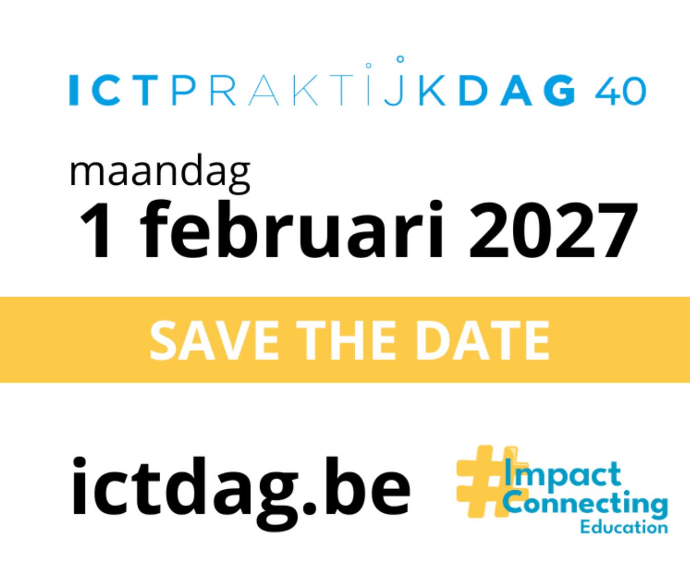 Beeld bij Save the date: feesteditie van de ICT-praktijkdag!